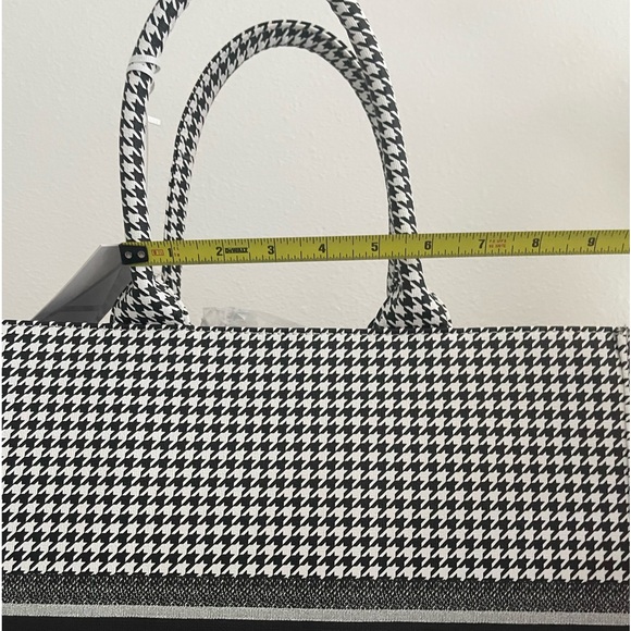 HOUNDSTOOTH x LARGE TOTE LAPTOP & TRAVEL - Picture 10 of 11